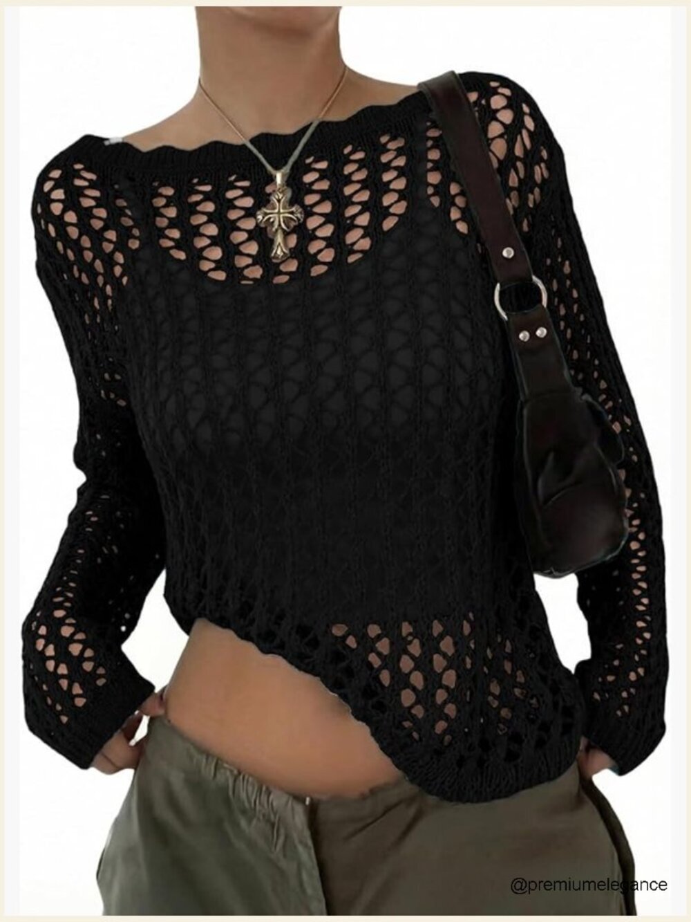 Off The Shoulder Loose Knit Summer Sweater Women Beach Cover Up